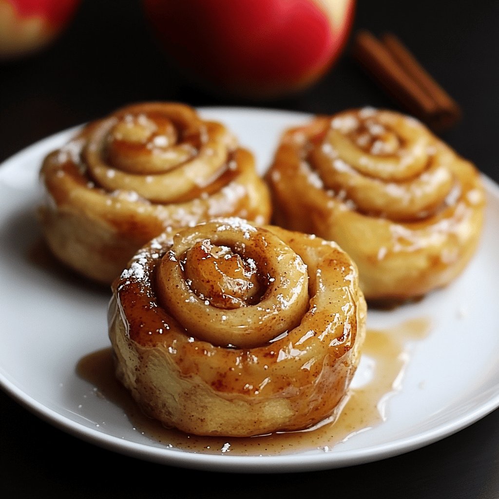 Apfel-Zimt-Schnecken