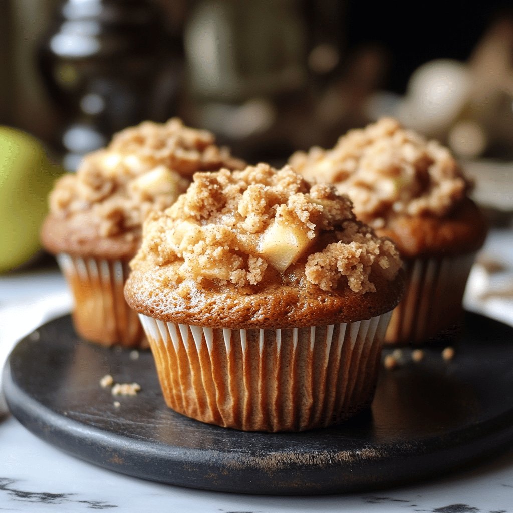 Köstliche Apfel-Streusel-Muffins