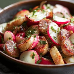 Rettich-Weißwurst-Salat