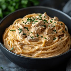 Spaghetti mit Thunfischsauce