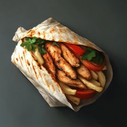 Leckeres Hähnchen-Gyros