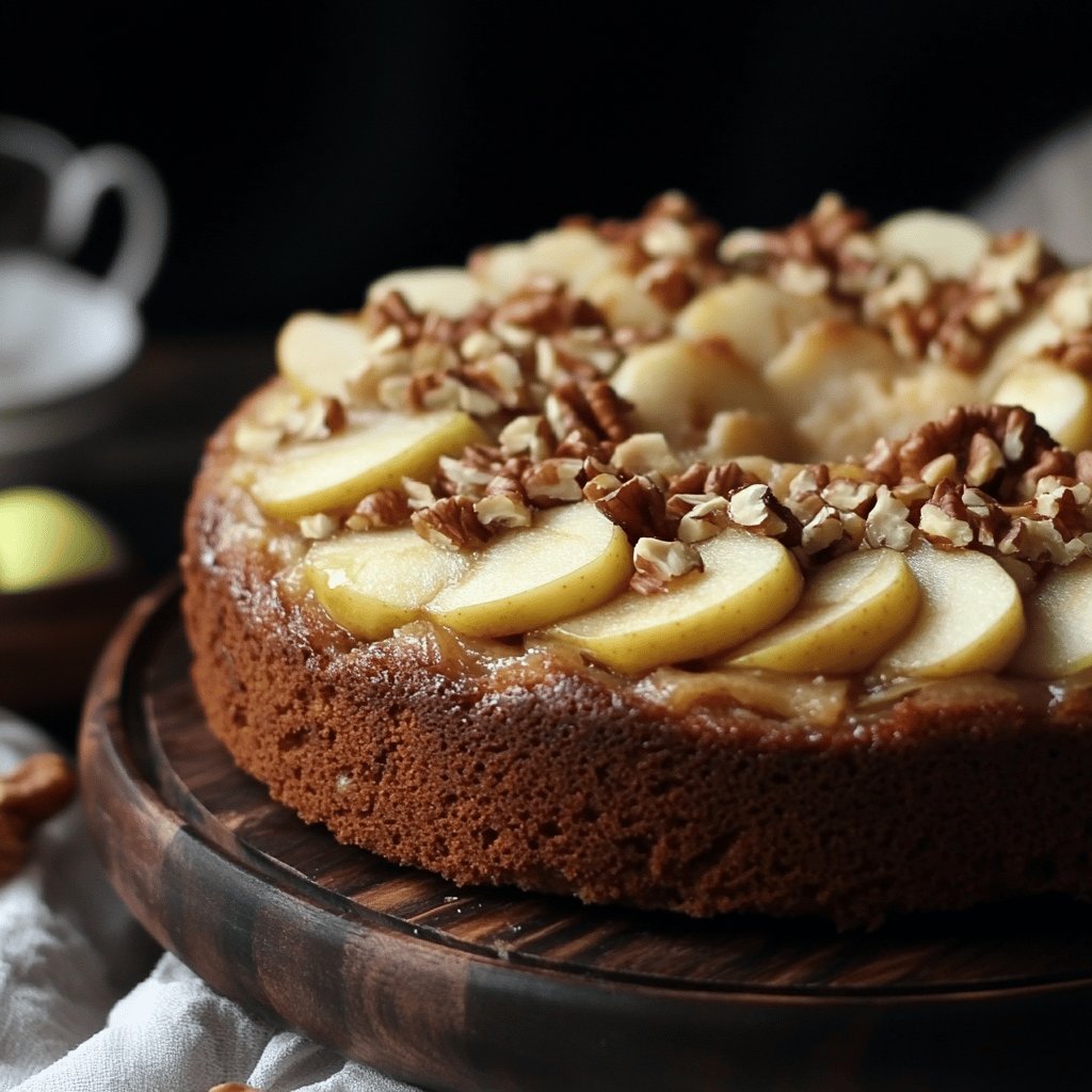 Herbstlicher Apfel-Walnuss-Kuchen