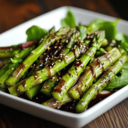 Grüner Spargelsalat mit Vinaigrette