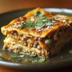 Vegetarische Linsenlasagne