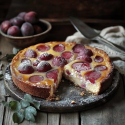 Pflaumenkuchen mit Quark-Ölteig