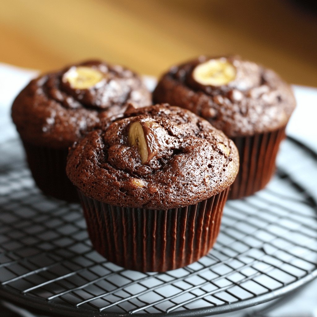 Schoko-Bananen-Muffins