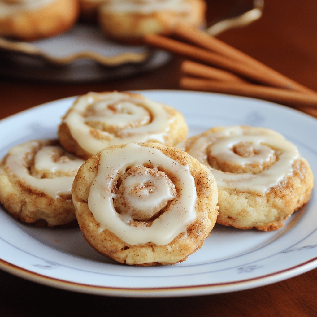 Leckere Zimtschnecken-Plätzchen