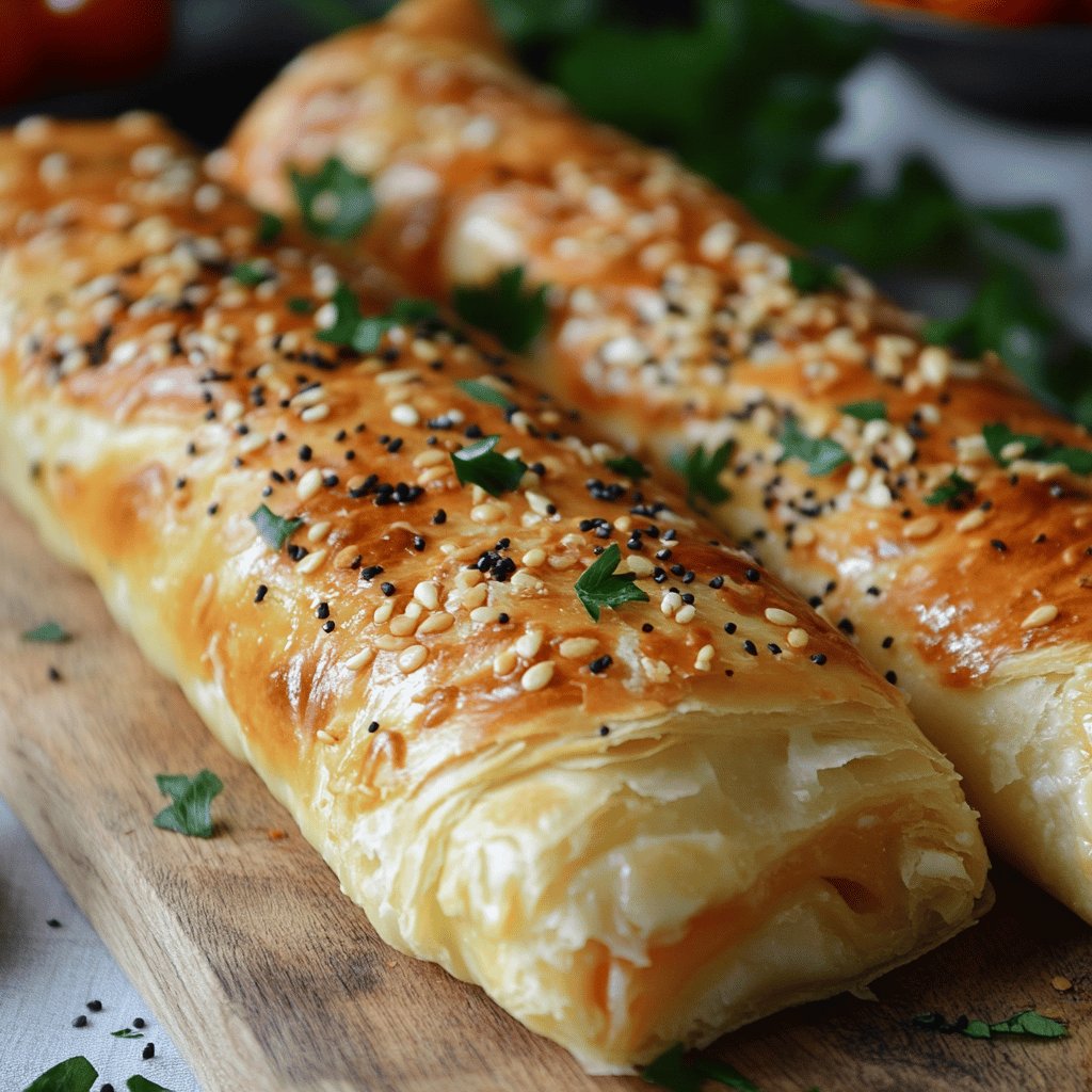 Knusprige Käse-Börek-Rollen