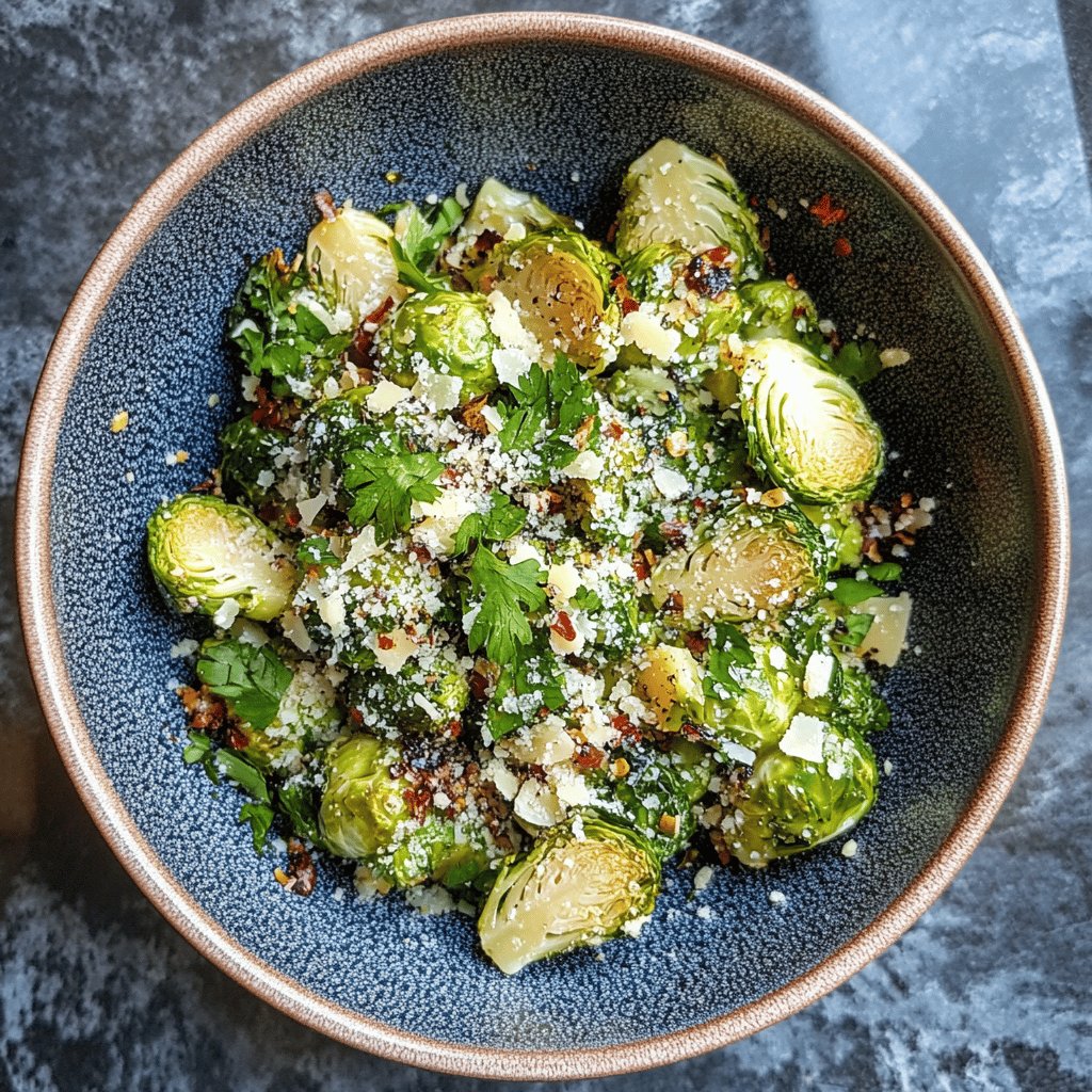 Gebackener Rosenkohl mit Parmesan