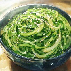 Würziger Koreanischer Gurkensalat