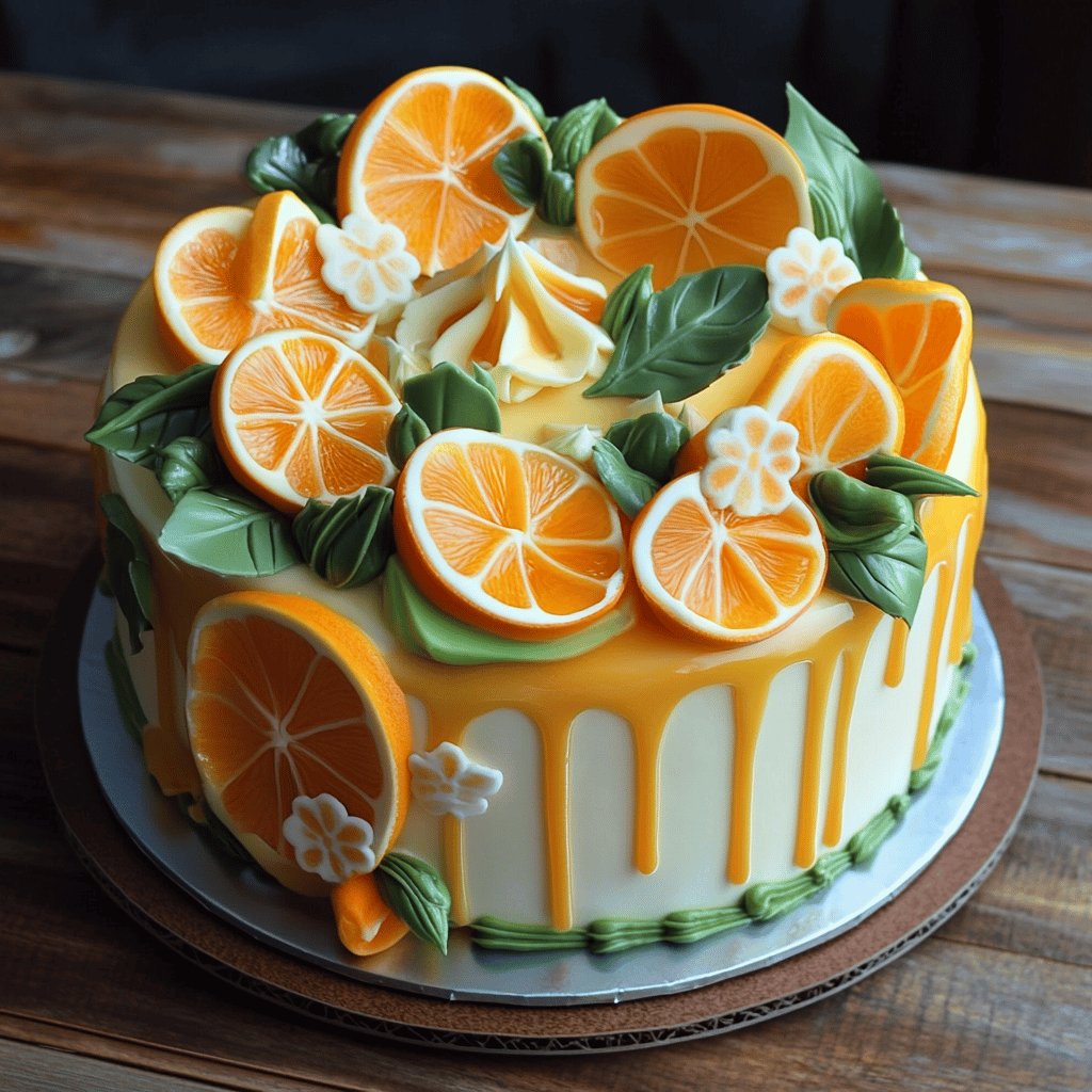 Saftiger Orangenkuchen