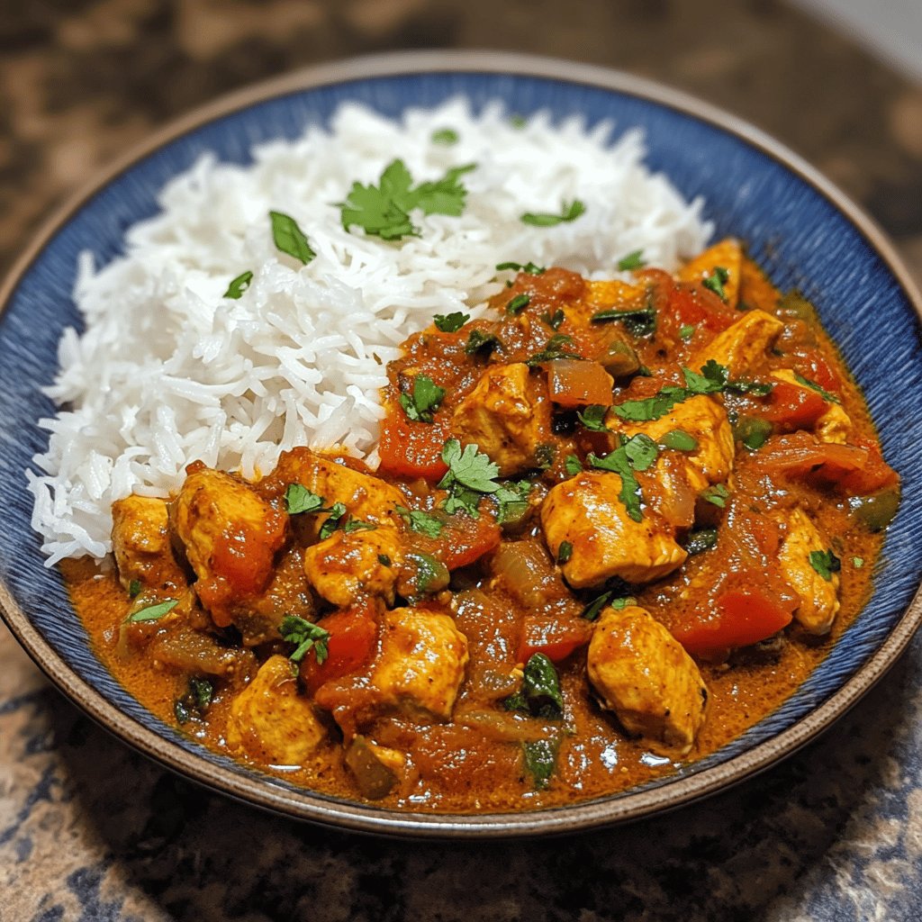 Würziges Hähnchen Jalfrezi