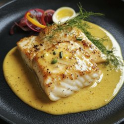 Pangasiusfilet in Senfsoße