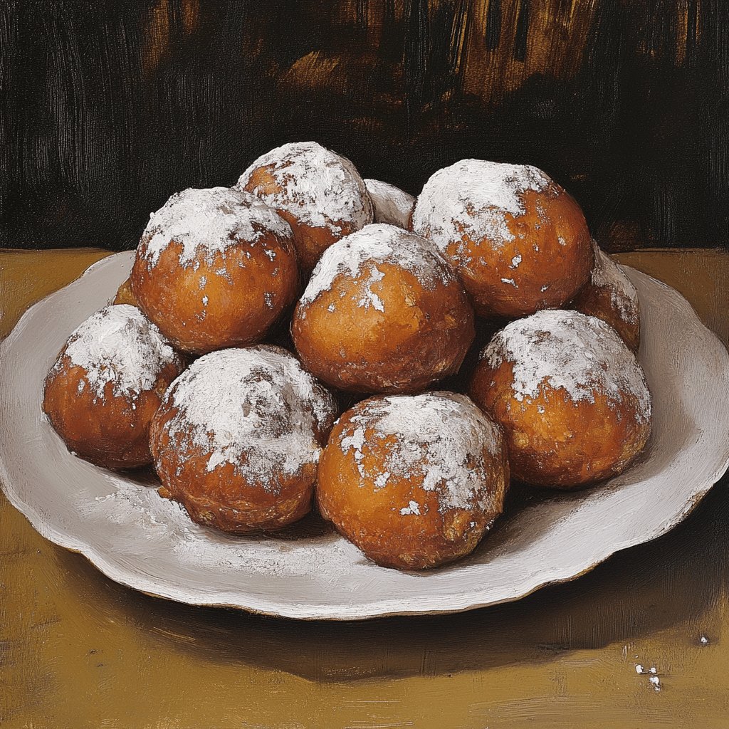 Traditionelle Oliebollen