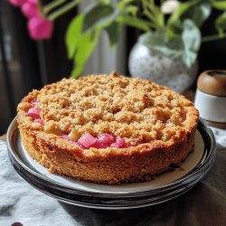 Rhabarber-Streuselkuchen schnell gemacht