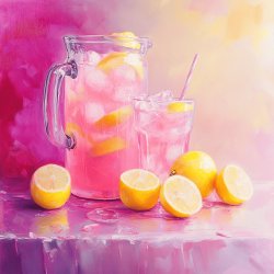 Erfrischende Pink Lemonade