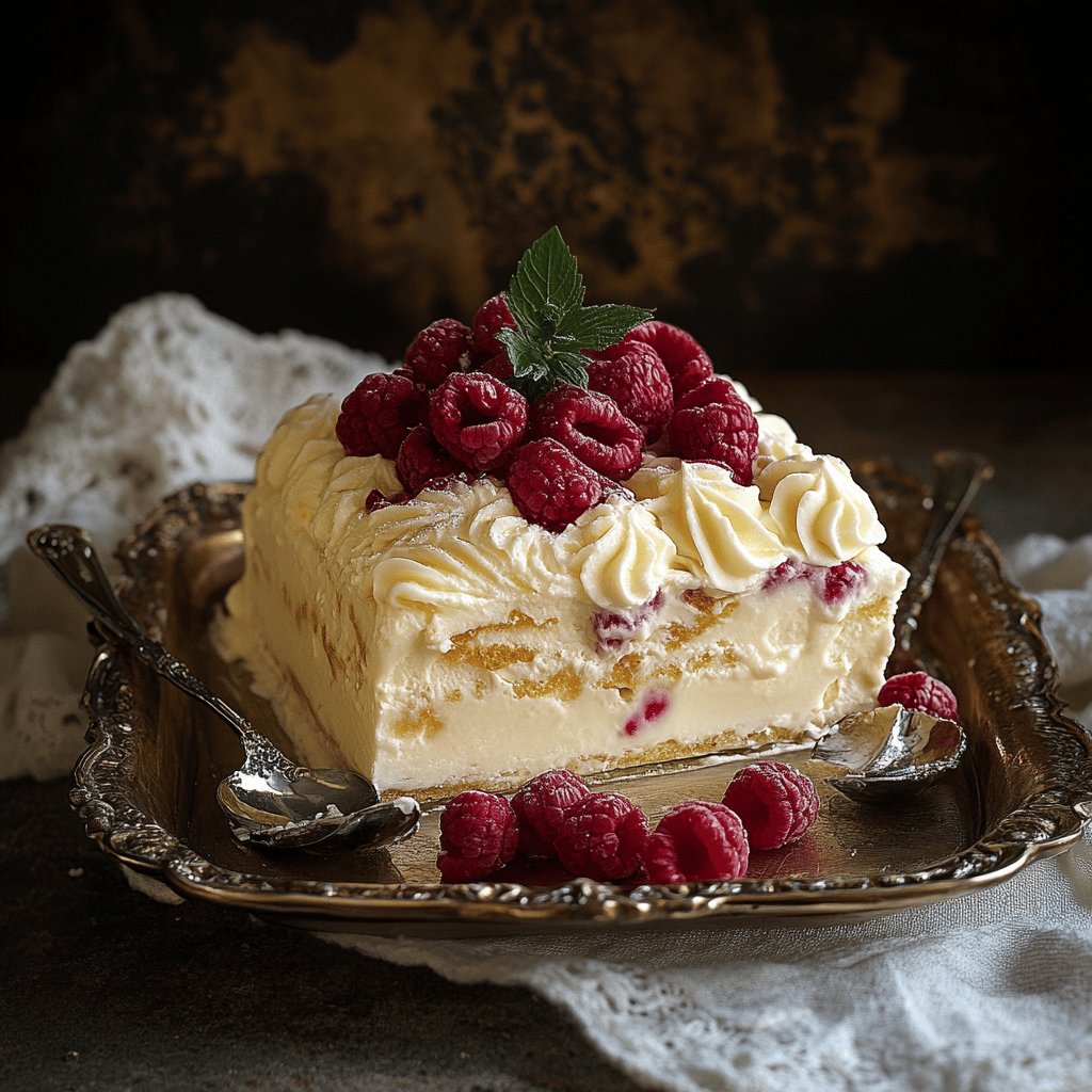 Köstliches Semifreddo-Dessert