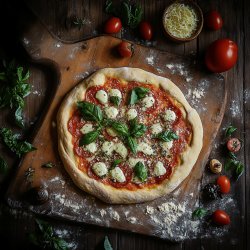 Klassischer italienischer Pizzateig