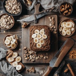 Einfaches und gesundes Bananenbrot