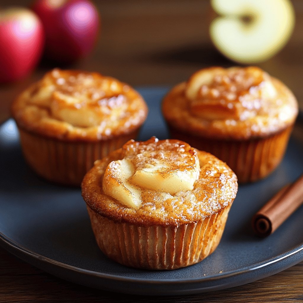 Herbstliche Apfel-Zimt Muffins