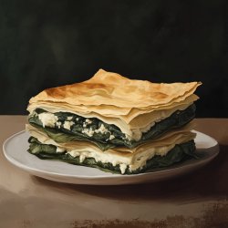 Klassische Griechische Spanakopita