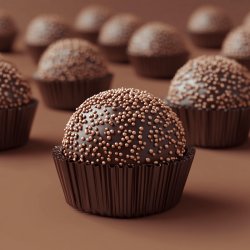 Klassische Brigadeiro-Süßigkeit