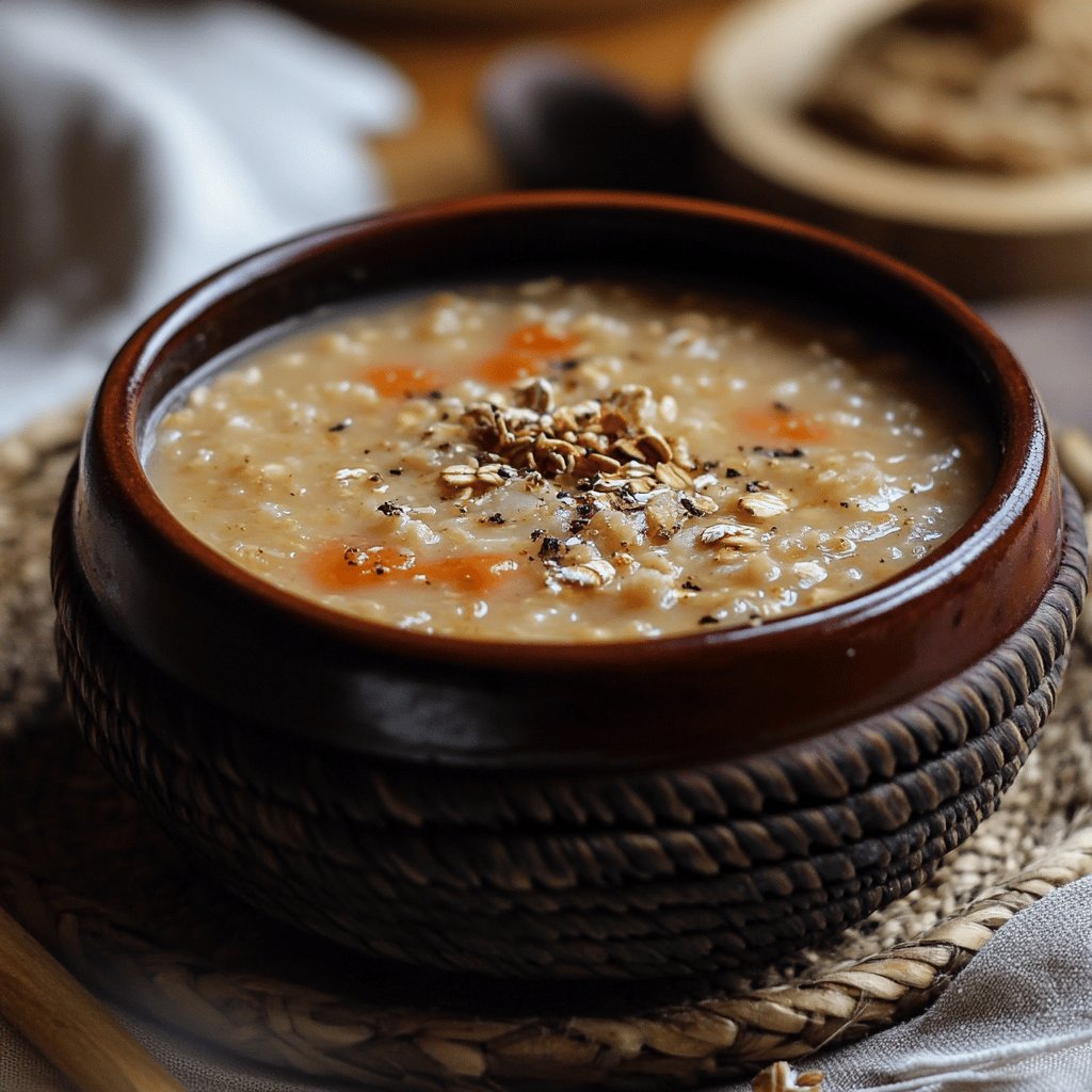 Klassische Haferschleimsuppe