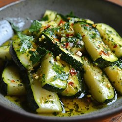 Köstlich marinierte Zucchini