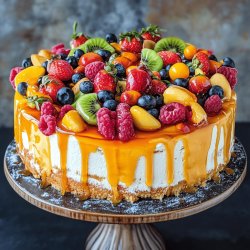 Fruchtige Multivitamin-Torte