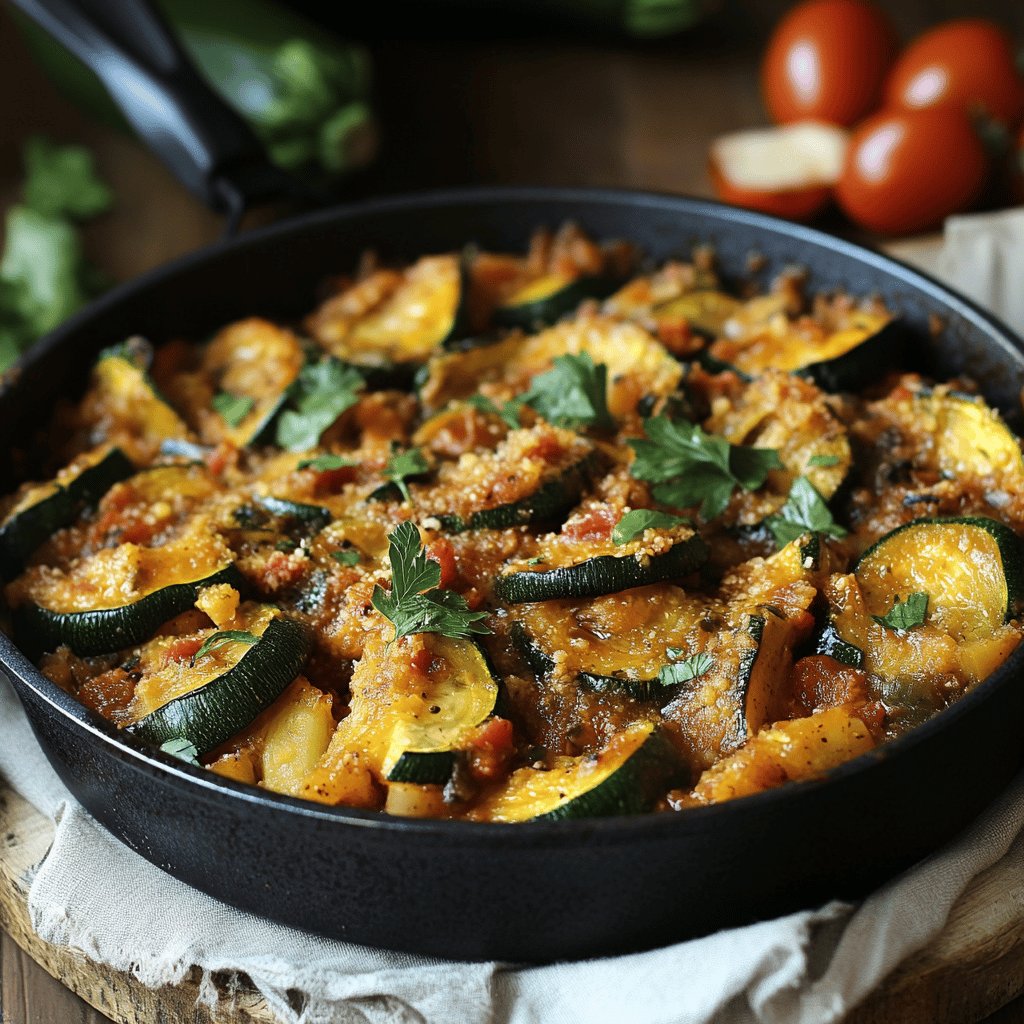 Zucchini-Hackfleisch-Pfanne