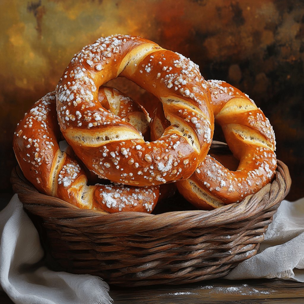 Traditionelle Schwäbische Laugenbrezeln
