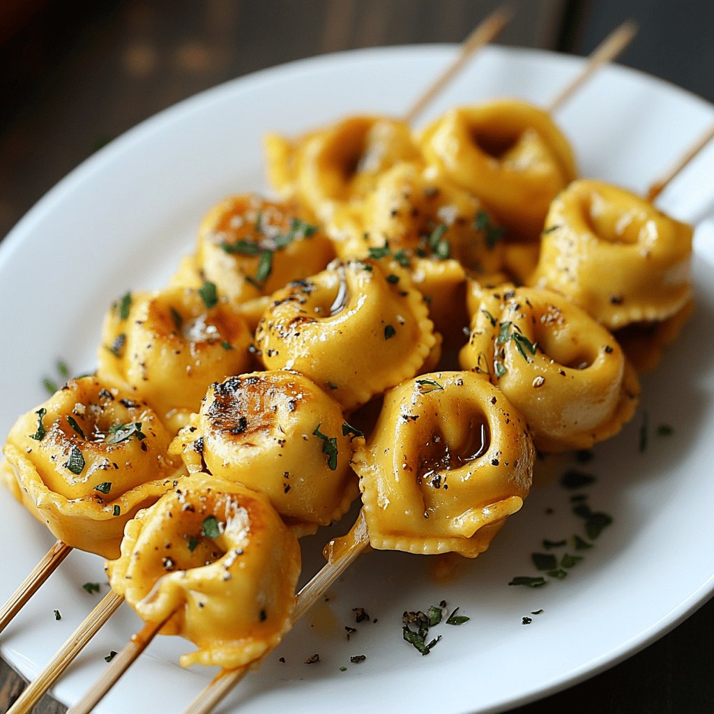 Tortellini-Spieße