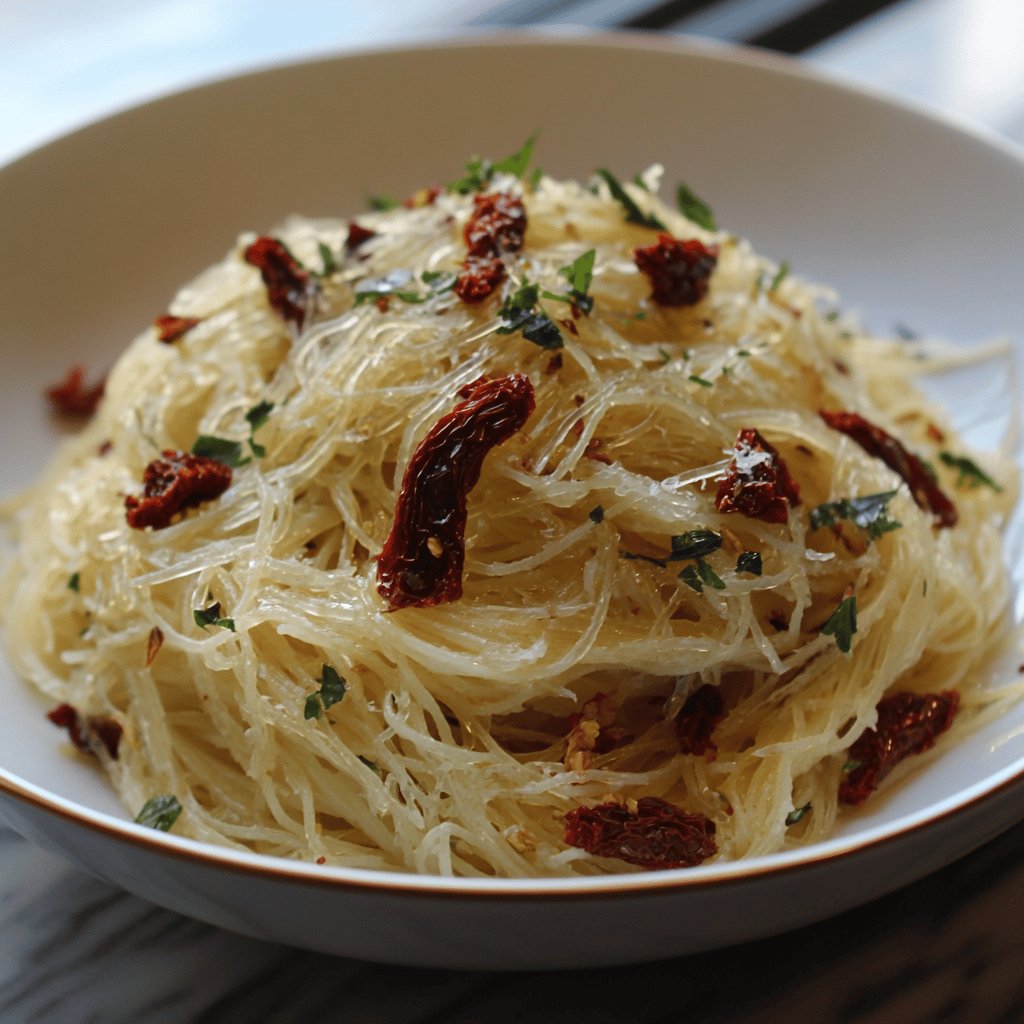 Capellini mit Tomaten und Kräutern