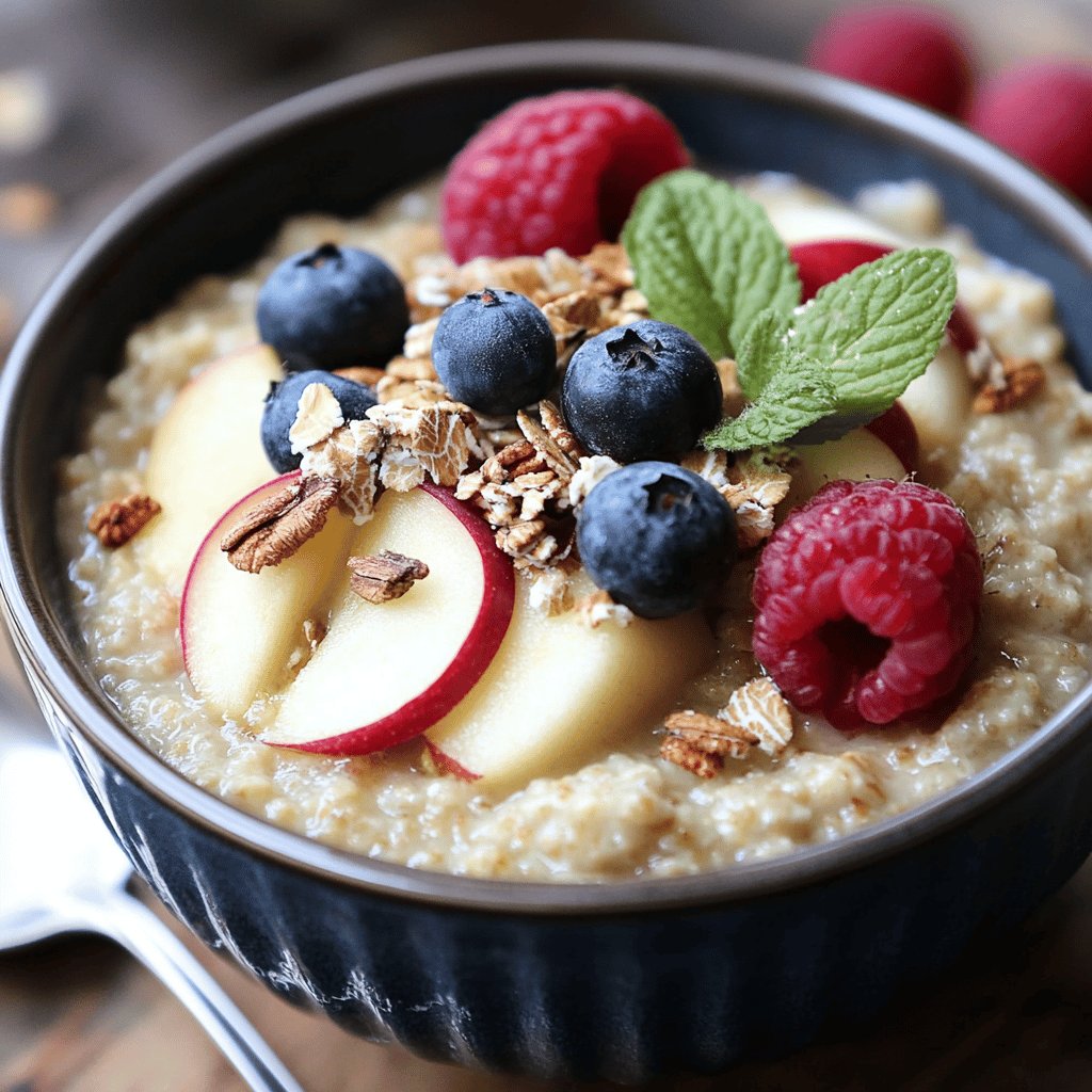 Apfel-Obst-Porridge im Thermomix