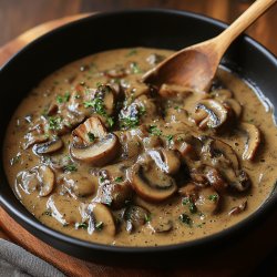 Köstliche Champignonsauce