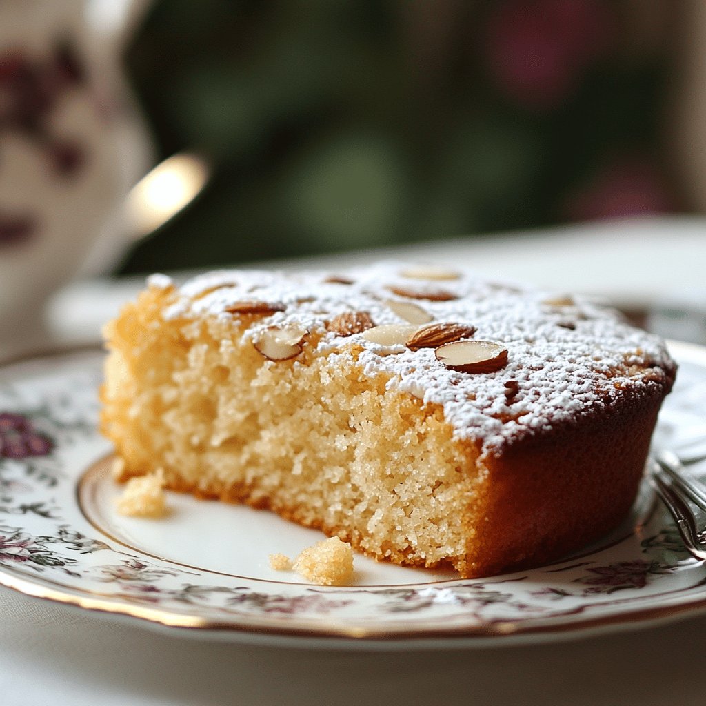 Schneller Mandelkuchen