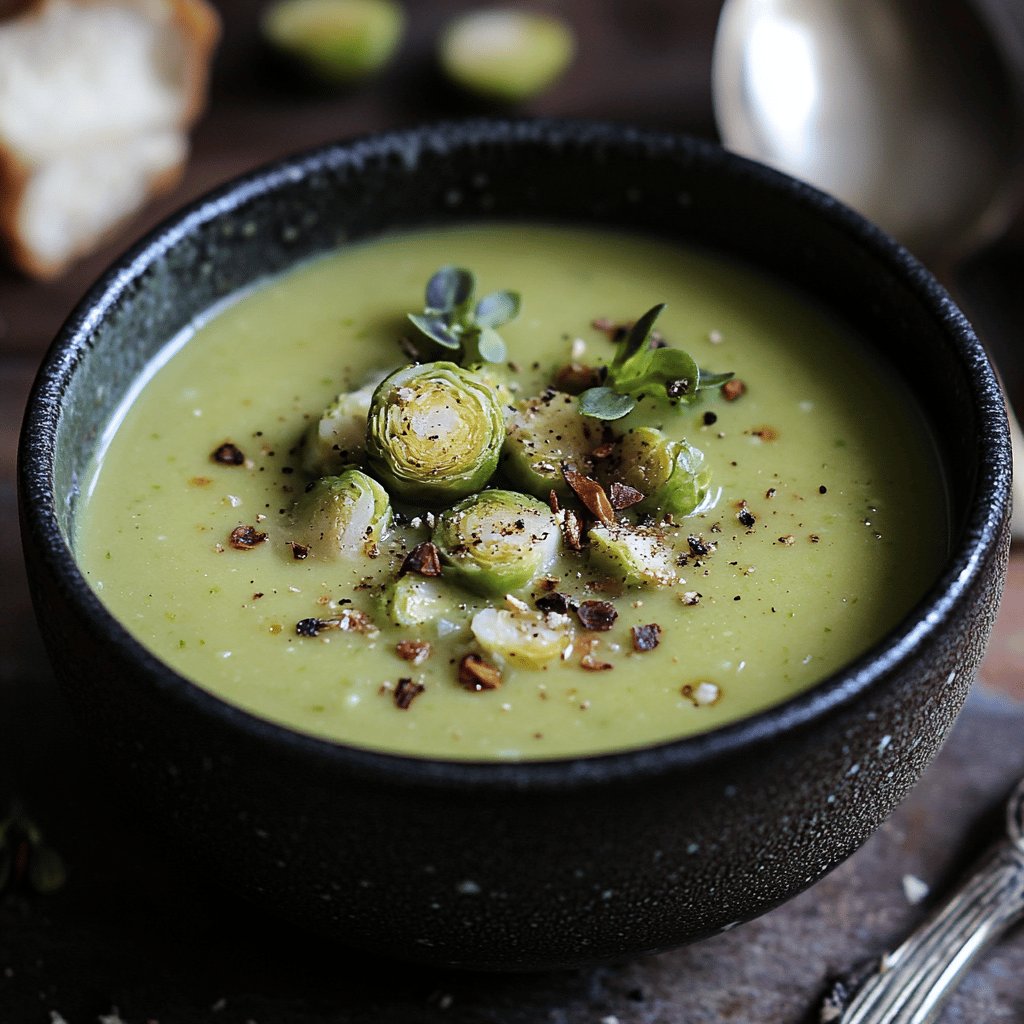 Schnelle Rosenkohlsuppe