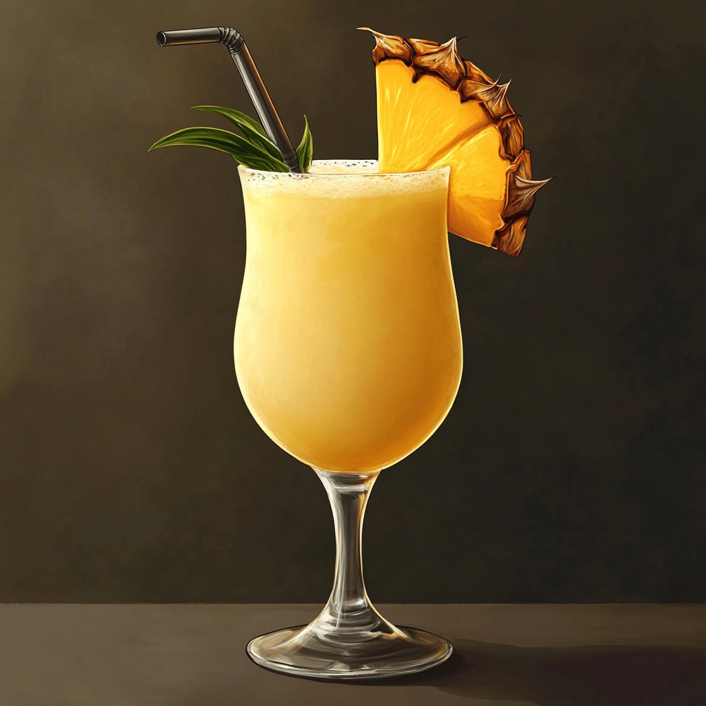 Erfrischende Alkoholfreie Piña Colada