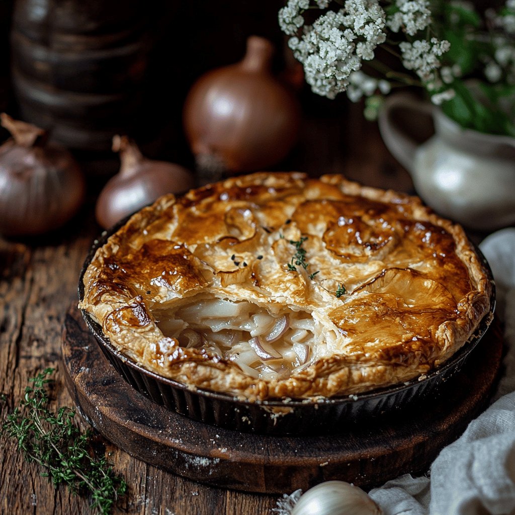 Klassischer Zwiebelkuchen