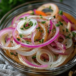 Einfacher Zwiebelsalat