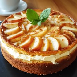 Köstliche Apfel-Schmand-Torte