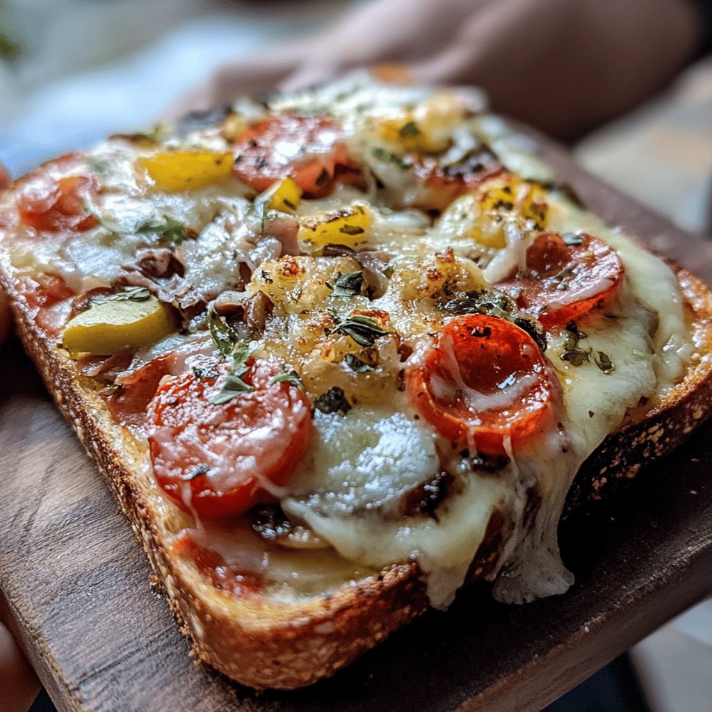 Klassischer Pizza Toast