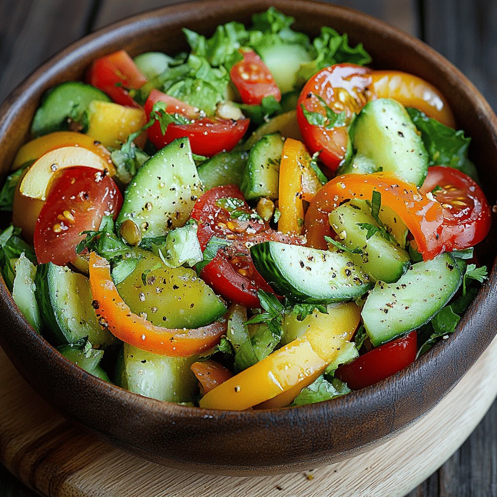 Frischer Übernacht-Salat