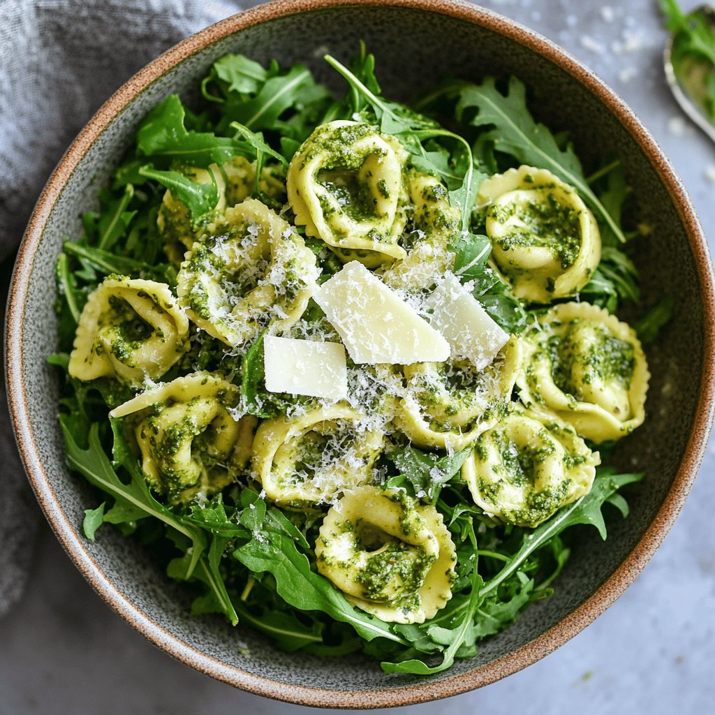 Tortellini-Salat mit Pesto