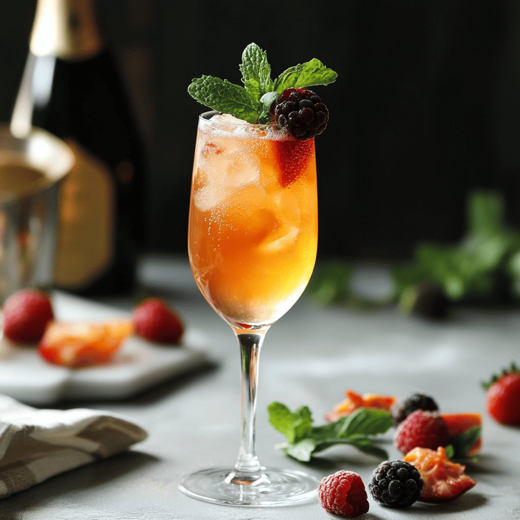 Erfrischender Lillet Berry Spritz