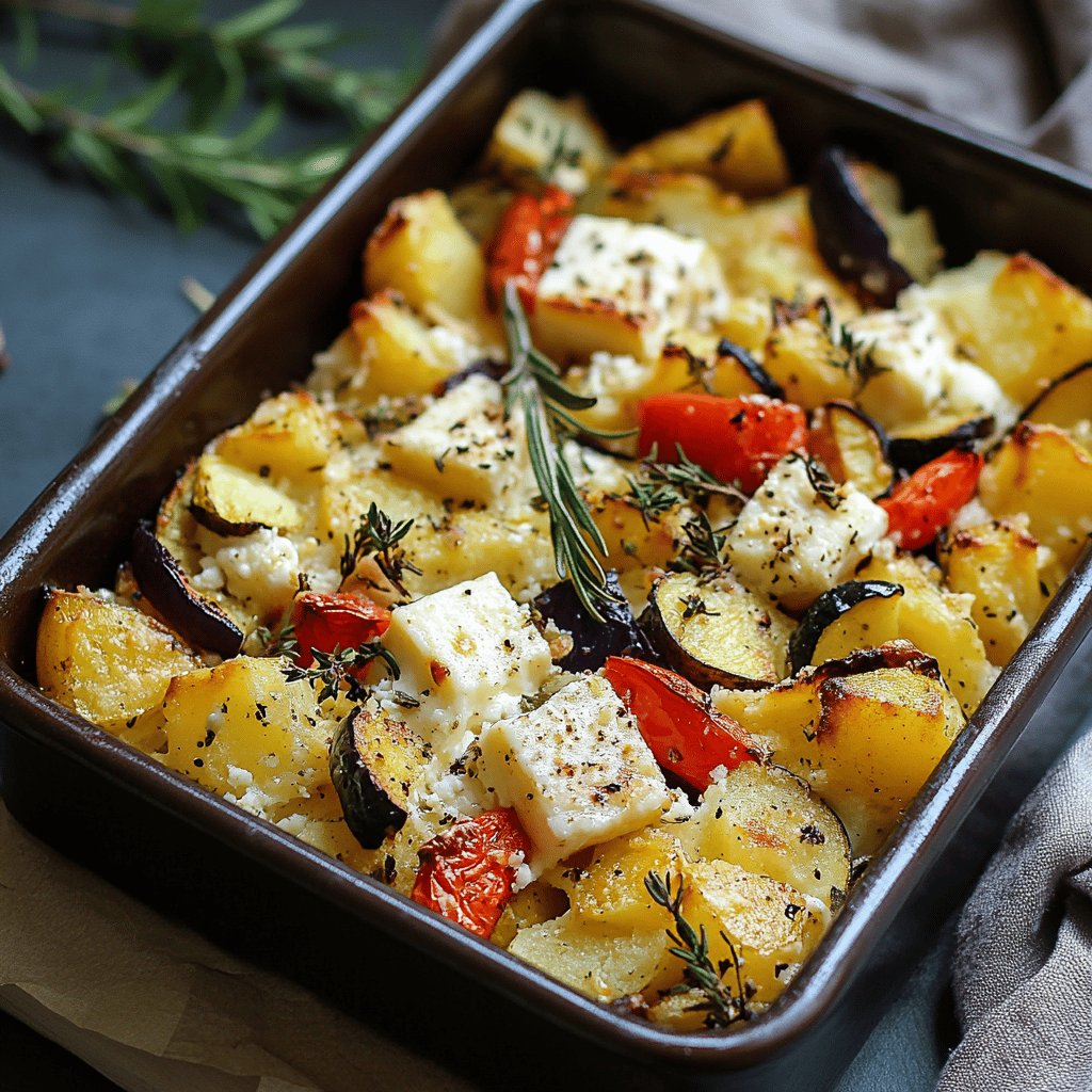 Herzhaftes Ofengemüse mit Kartoffeln