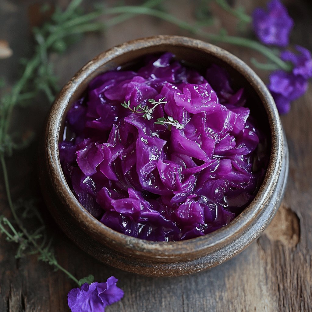 Hausgemachter Apfel-Rotkohl