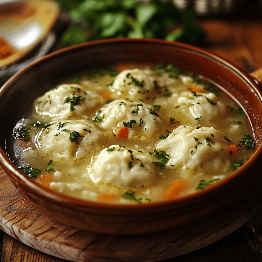 Herzhafte Grießklößchensuppe