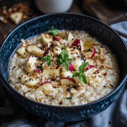 Klassisches Frühstücks-Porridge