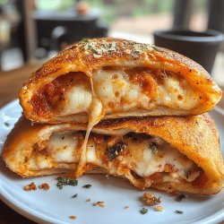 Frittierte Calzone-Pizza